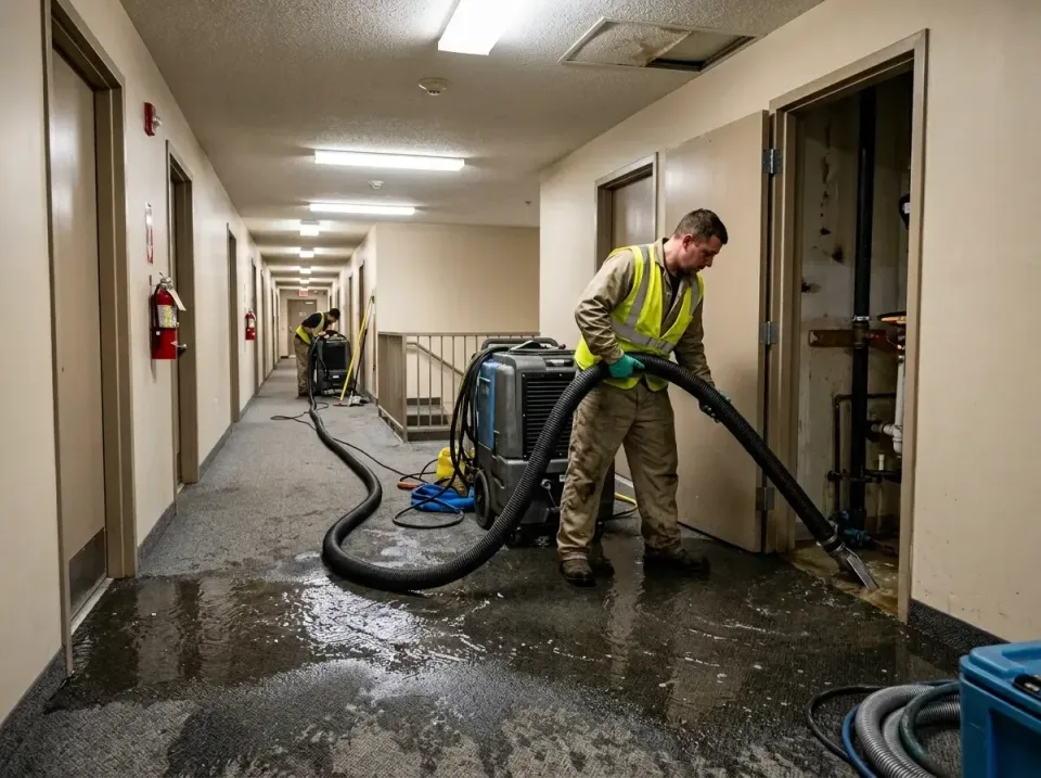 multi-unit-apartment-hallway-f-005 — frequently asked questions, Emergency Burst Pipe Water Extraction & Removal in Evans, CO
